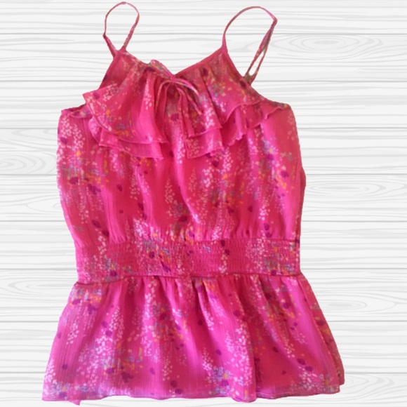 NWT Pink Blousy Tank - Picture 4 of 6